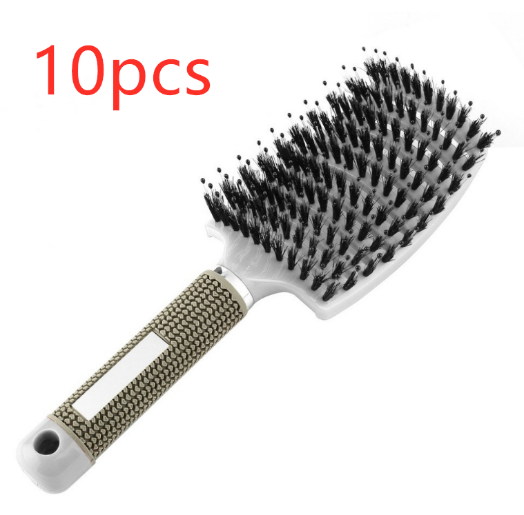 Hairbrush Anti Klit Brushy Haarborstel Women Detangler Hair Brush Bristle Nylon Scalp Massage Teaser Hair Brush Comb