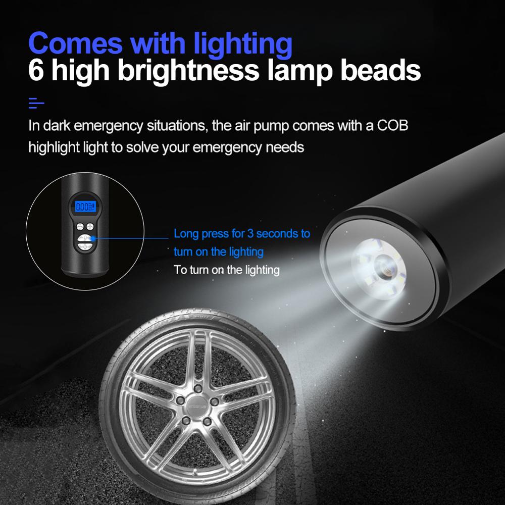 Wireless Car Air Pump Smart Portable Pump