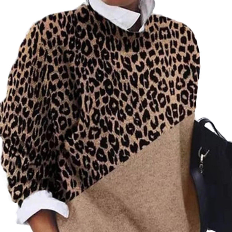 Casual Loose Long-Sleeved Round Neck Sweater