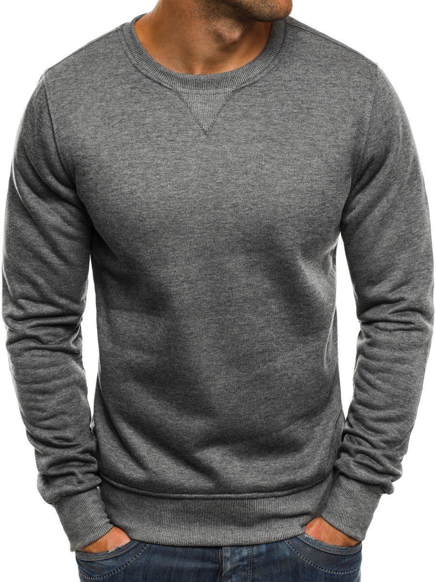 Long sleeve casual loose solid color sweater