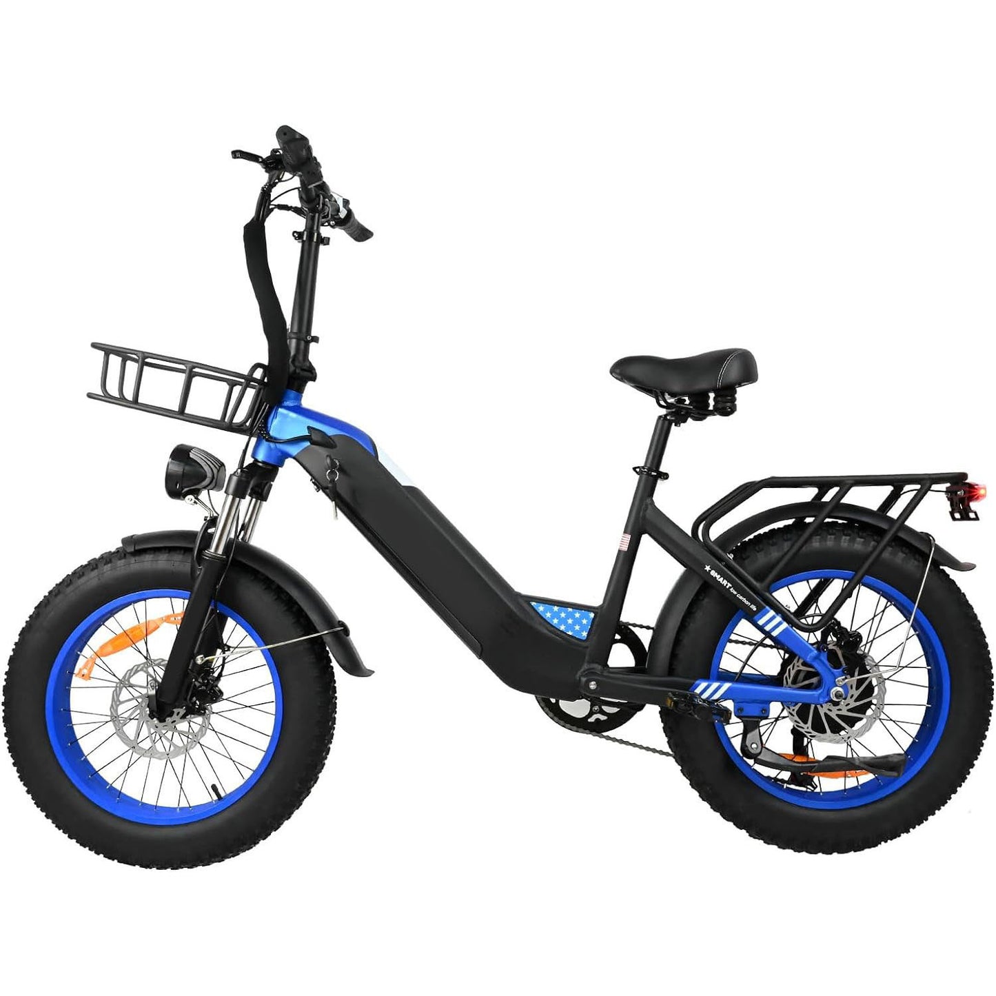 500W Motor Electric Bike For Adults, 20 X 4 Inches Fat Tire Bike, 7 Speed 48V 25MPH Removable Battery Mountain E-Bike