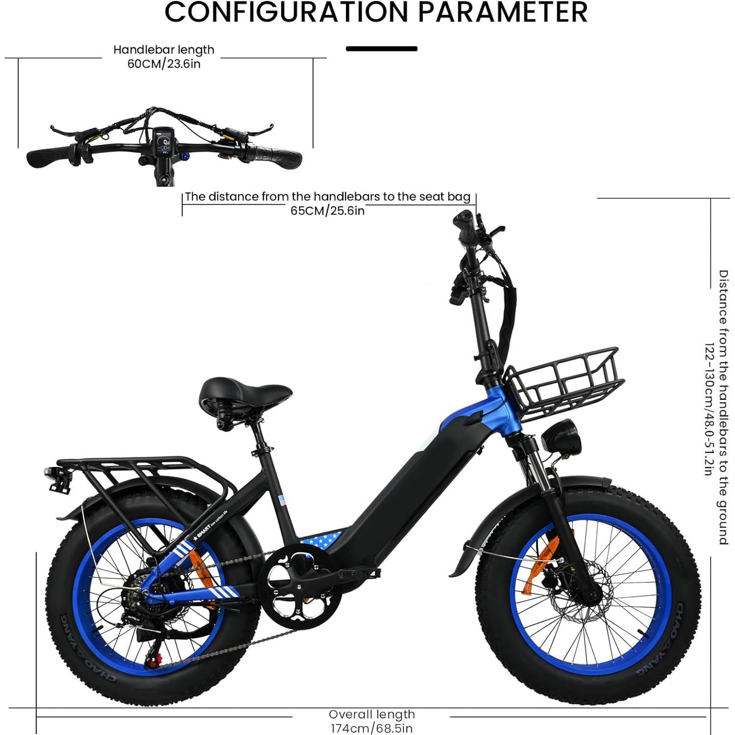 500W Motor Electric Bike For Adults, 20 X 4 Inches Fat Tire Bike, 7 Speed 48V 25MPH Removable Battery Mountain E-Bike