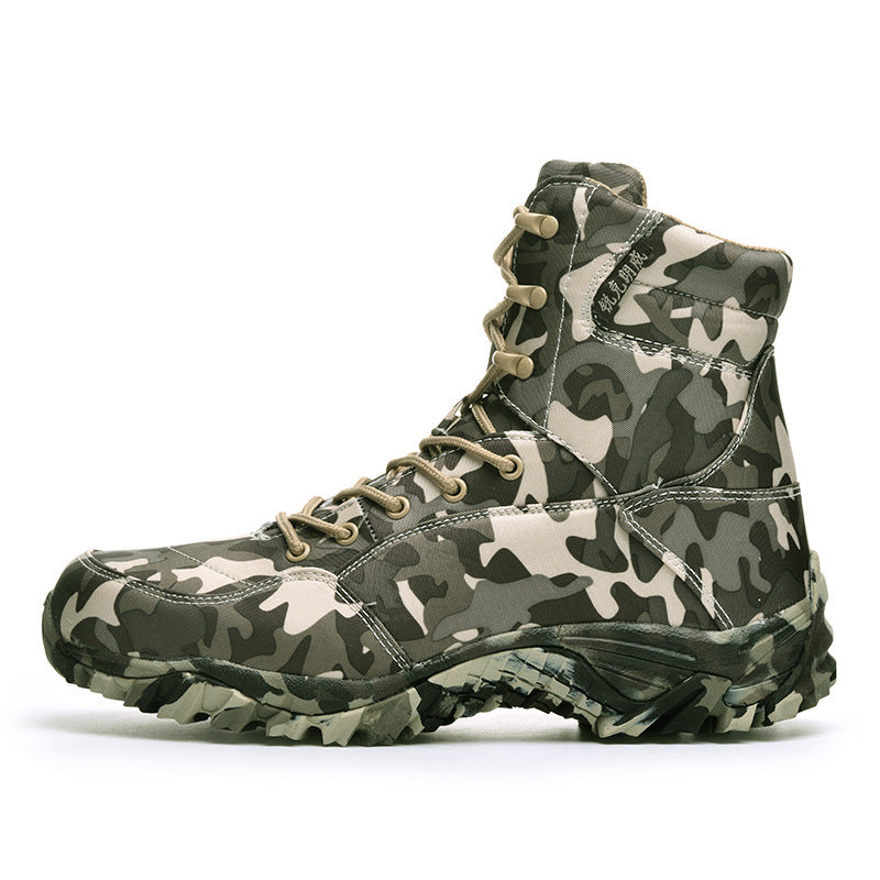 Men's military boots outdoor camouflage mountaineering boots