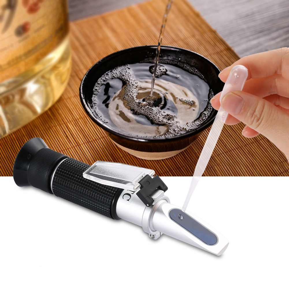 Handheld Refraction Instrument Liquor Alcohol Concentration Detector