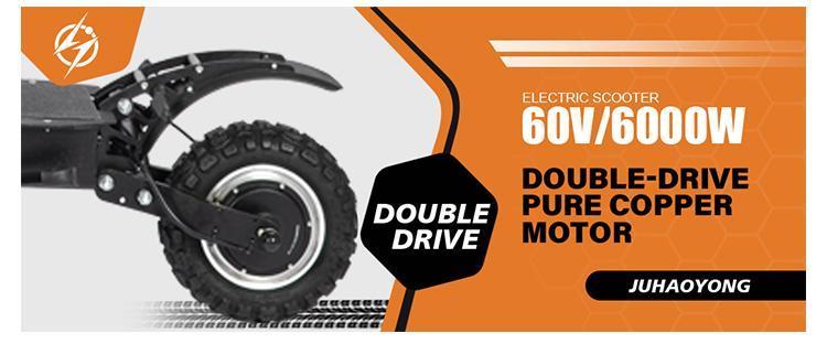 Top Ranking 11 Inch Wide Tire Two Wheel Electric Scooter 3000 Watt Dual Motor Powerful Power Electric Scooter