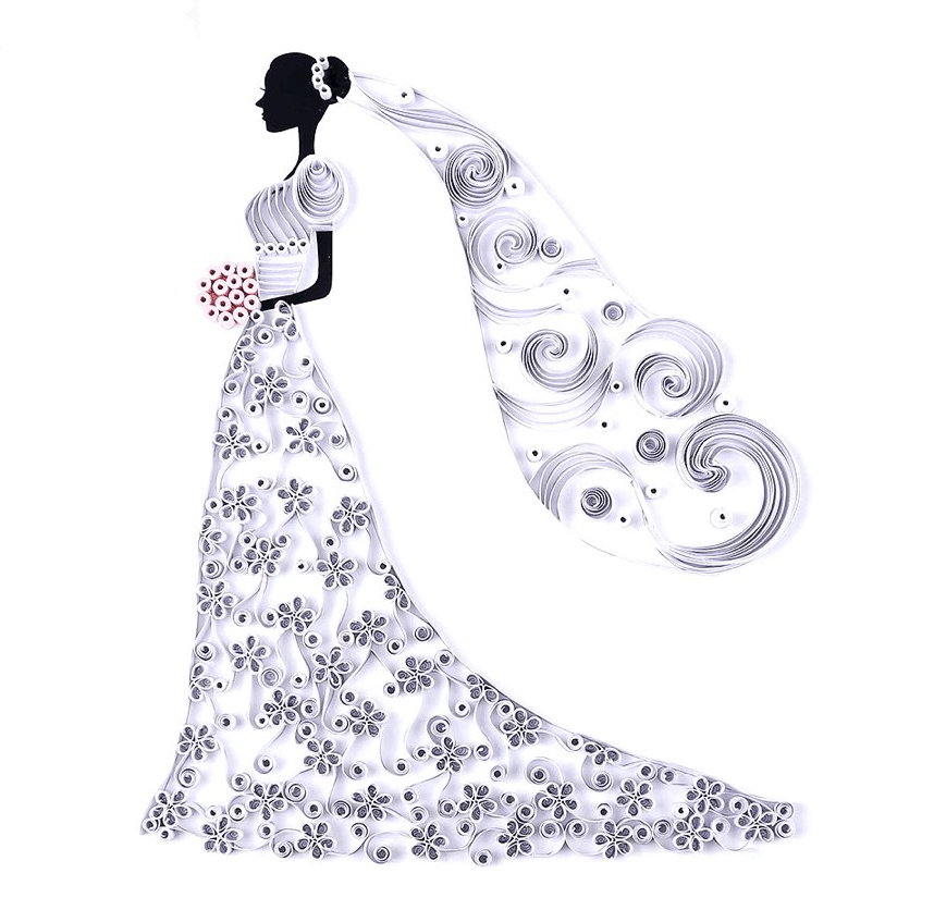 Quilted Paper Painting Material Package Slot Series Illustration Creative Handmade Set