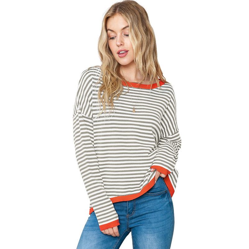 New Pure Cotton Knitted Sweater