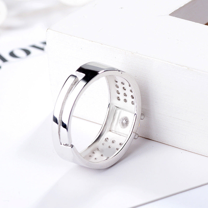 Moissanite Fashion Men's Ring