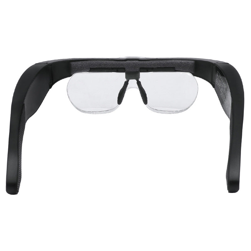 LED glasses magnifier