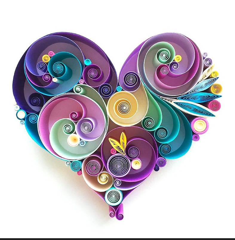 Quilted Paper Painting Material Package Slot Series Illustration Creative Handmade Set