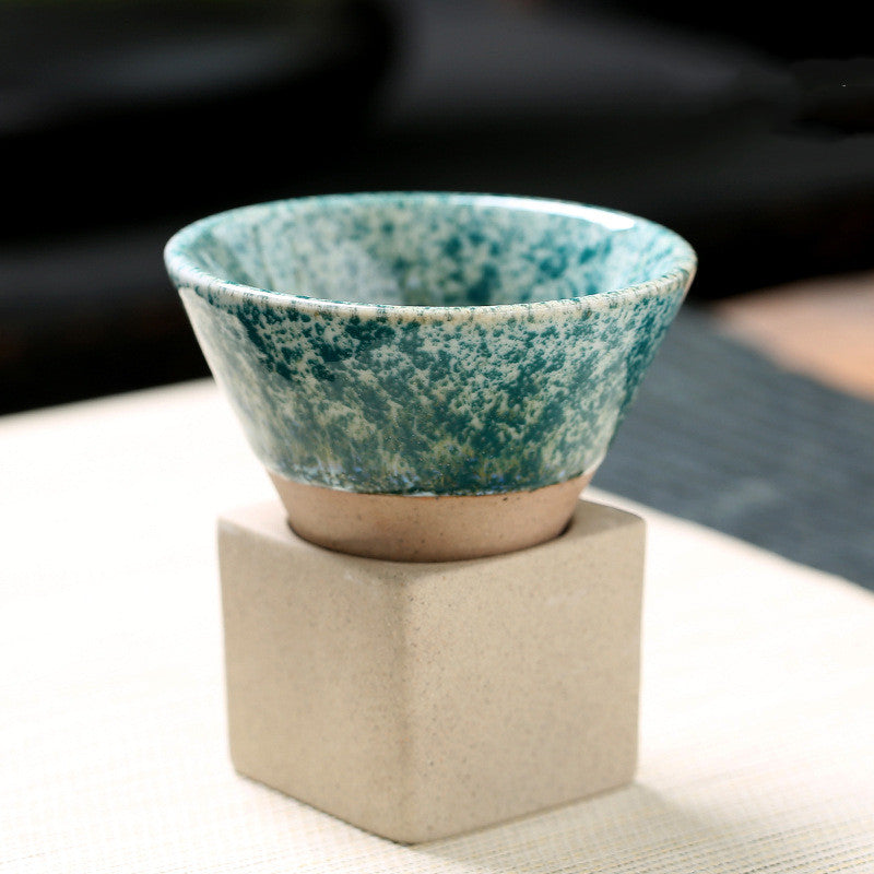 Retro Tea Cup Japanese Coarse Pottery