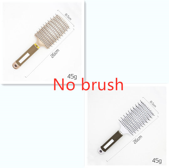 Hairbrush Anti Klit Brushy Haarborstel Women Detangler Hair Brush Bristle Nylon Scalp Massage Teaser Hair Brush Comb