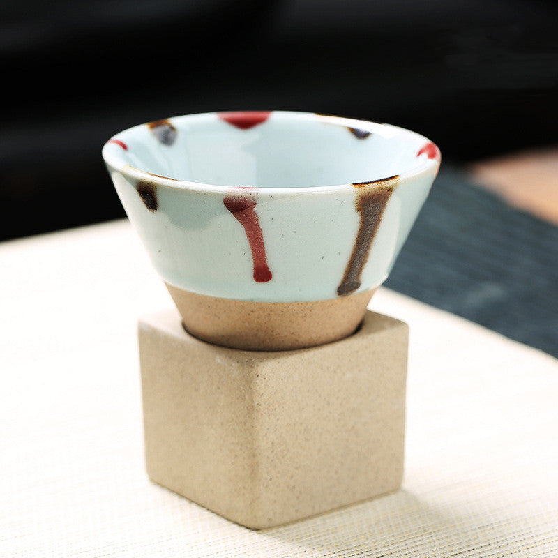 Retro Tea Cup Japanese Coarse Pottery