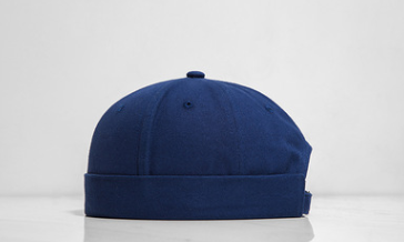Mustard men's clothing | new tide Chinese style pure color casual wild men and women couple models dome short cap hat
