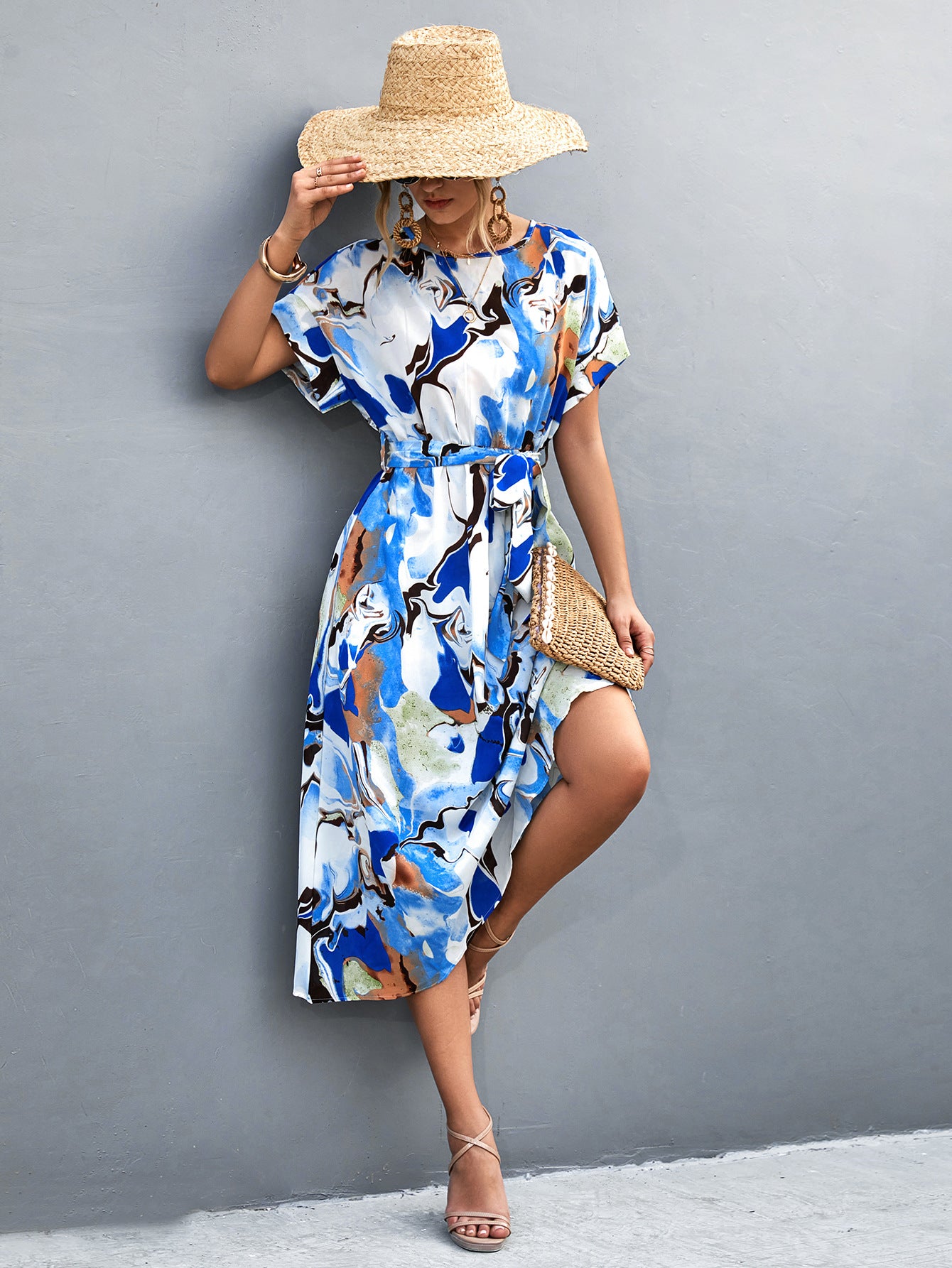European And American Women's Clothing Backless Dress