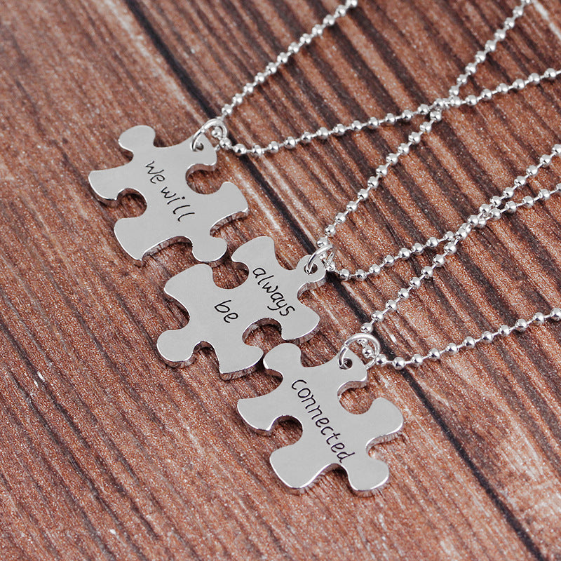 Letter We Will Always Be Connected Good Sisters Keychain