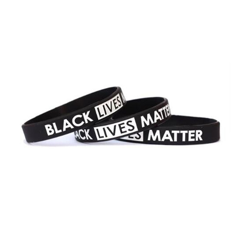 Silicone Hand Black Wrist Strap Cotton Wrist Strap