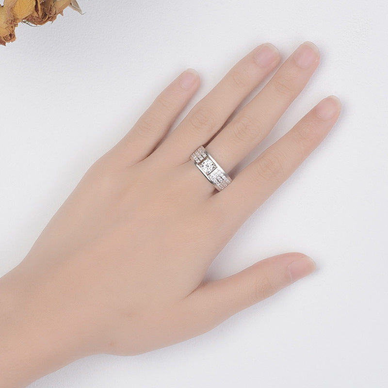 Moissanite Fashion Men's Ring
