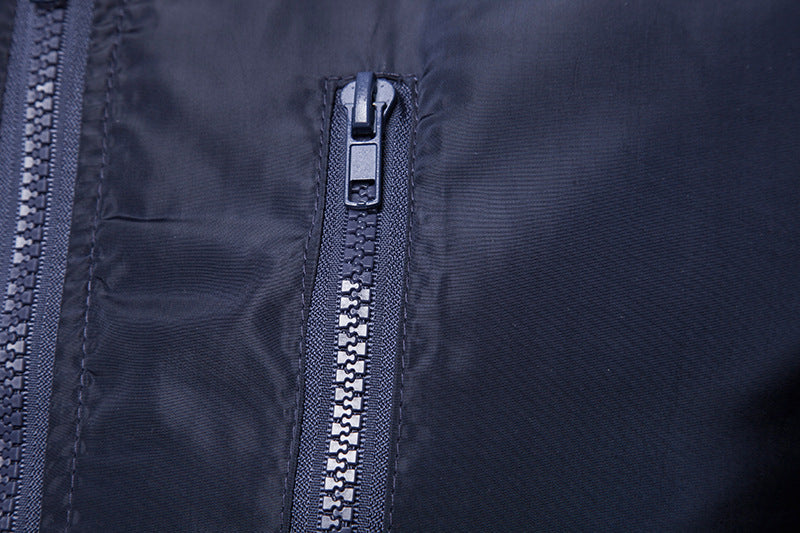 Men's Casual Jacket With Standing Collar