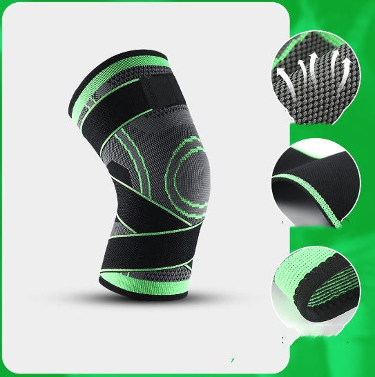 Knitted Sports Knee Protector Fitness Running Bandage