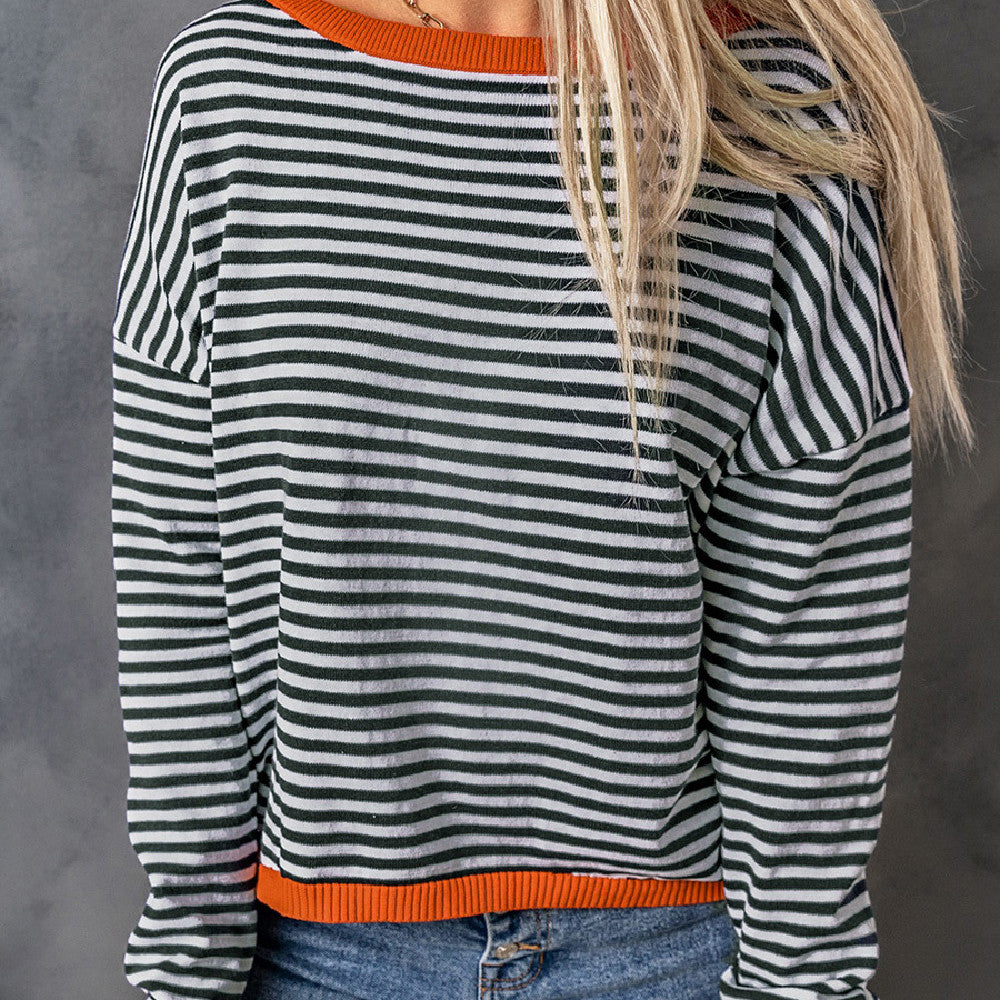 New Pure Cotton Knitted Sweater