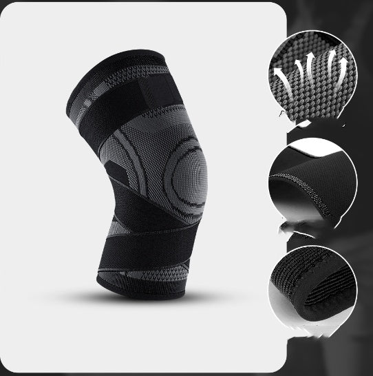 Knitted Sports Knee Protector Fitness Running Bandage