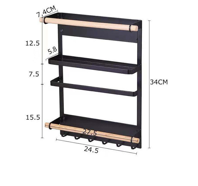 Japanese Style Magnet Refrigerator Shelf