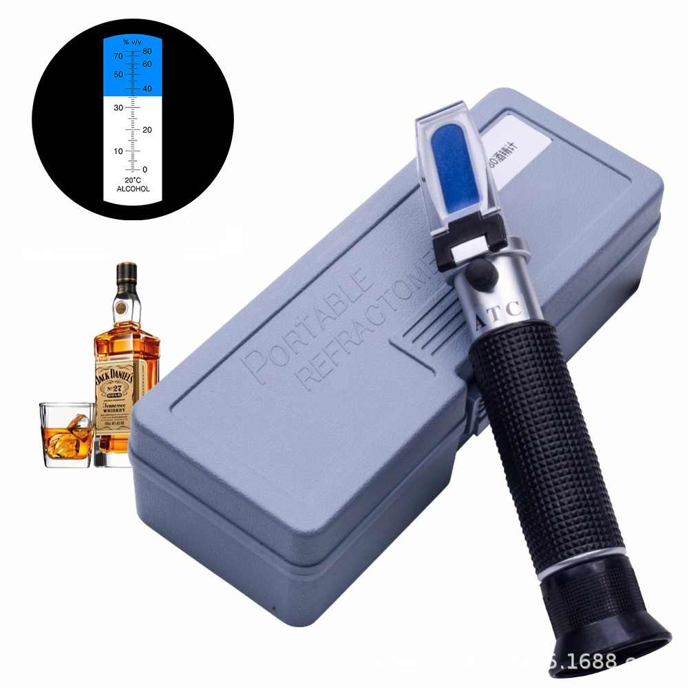 Handheld Refraction Instrument Liquor Alcohol Concentration Detector