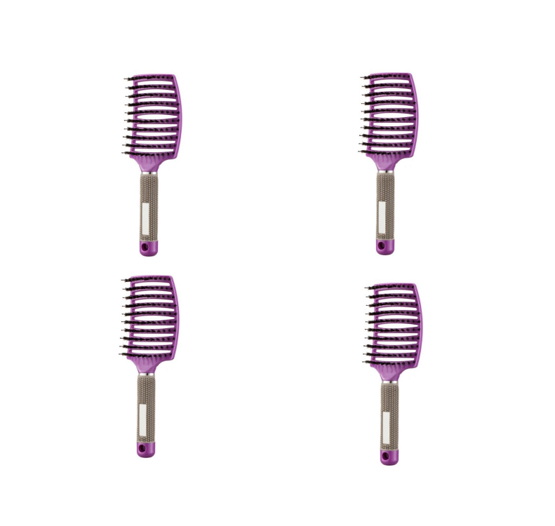 Hairbrush Anti Klit Brushy Haarborstel Women Detangler Hair Brush Bristle Nylon Scalp Massage Teaser Hair Brush Comb