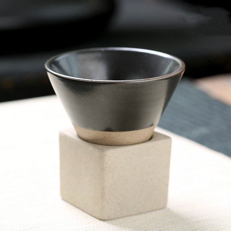 Retro Tea Cup Japanese Coarse Pottery