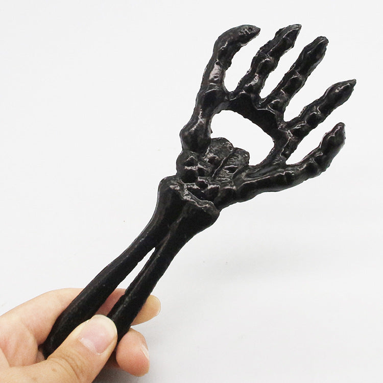 Metal Skull Finger Can Opener For Halloween Drinks