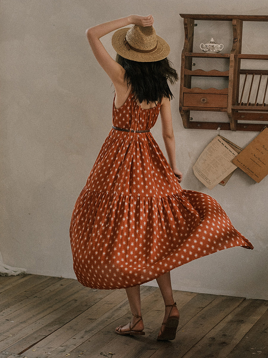 Simian Style Suspender Dress With Back For Women