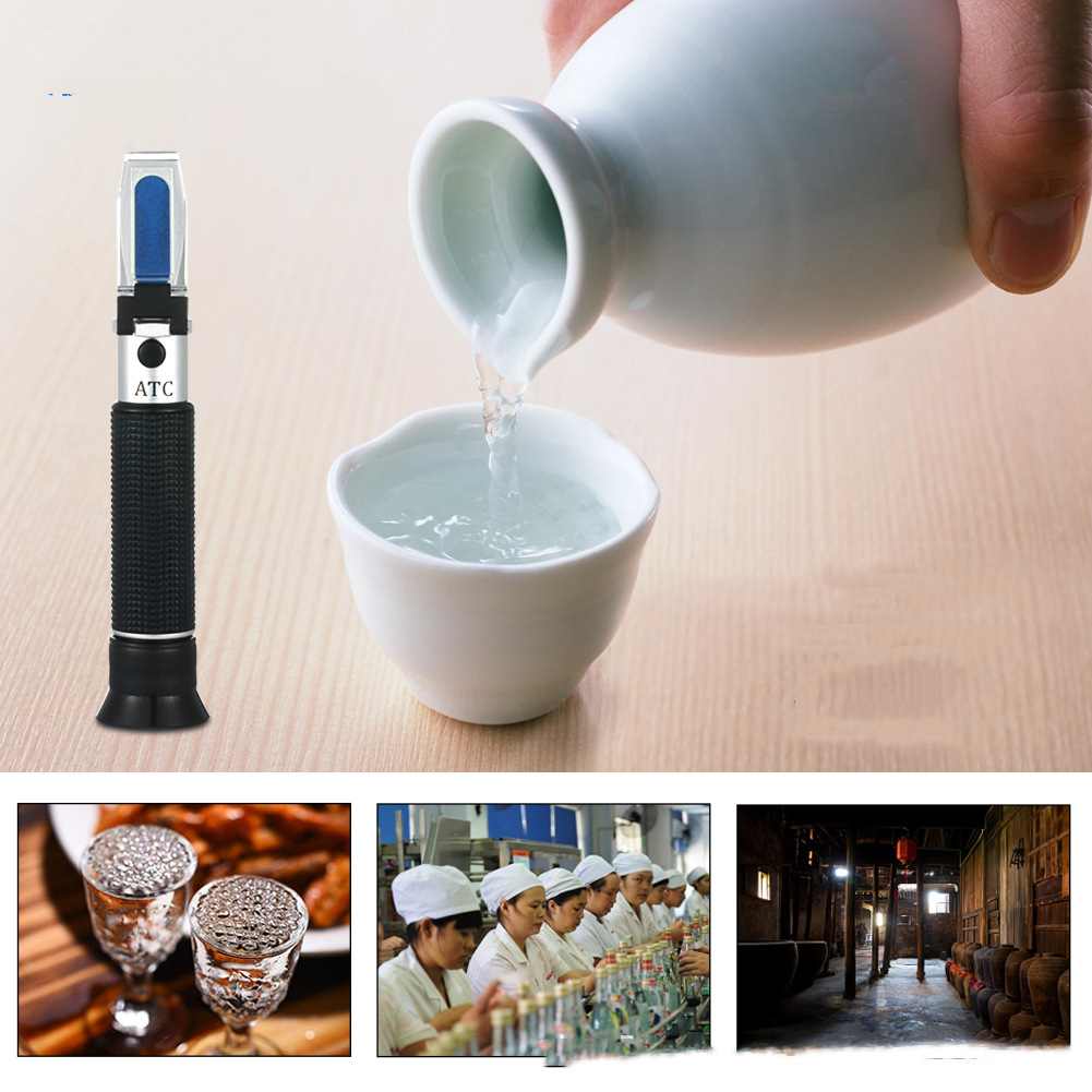 Handheld Refraction Instrument Liquor Alcohol Concentration Detector