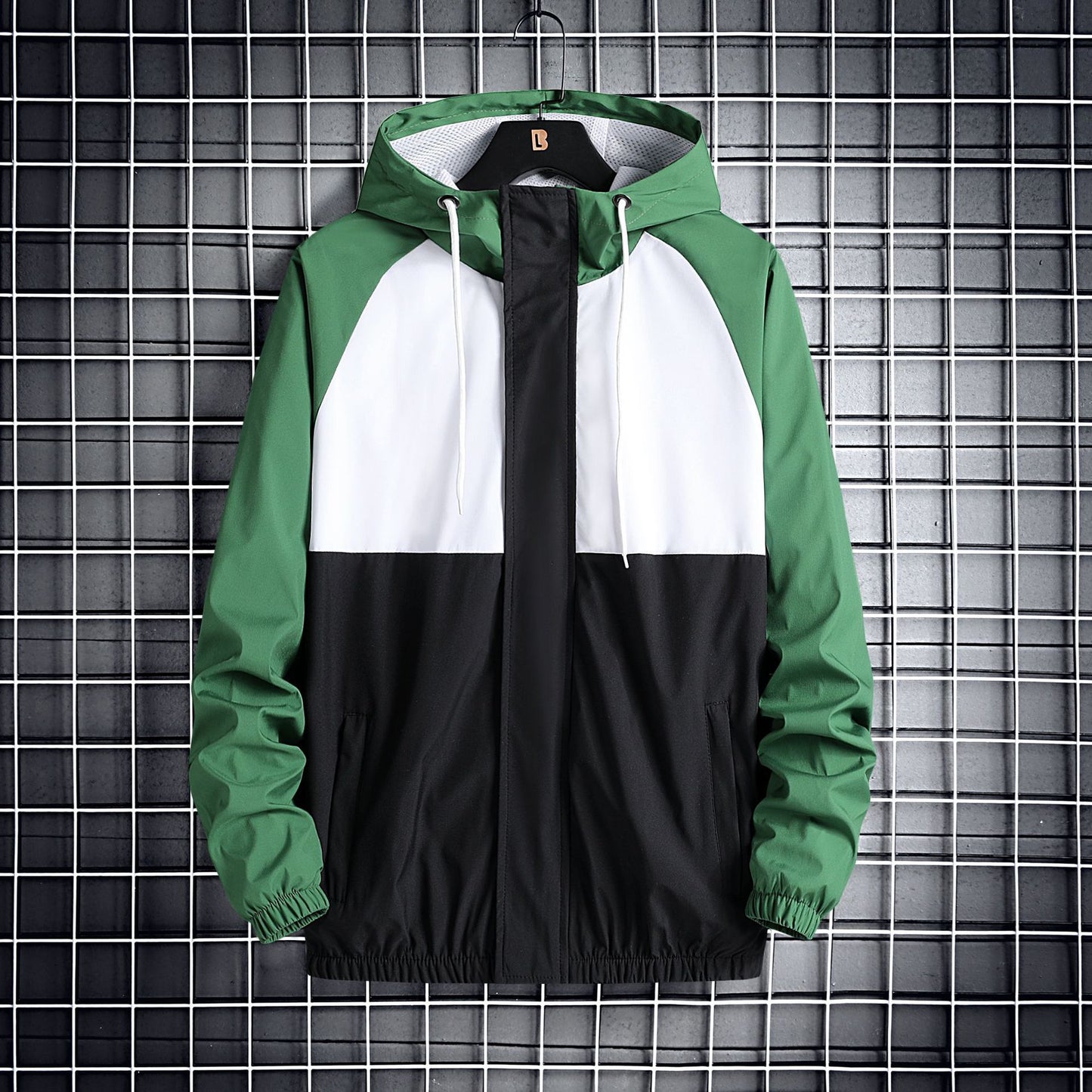 Running windproof three-bar top