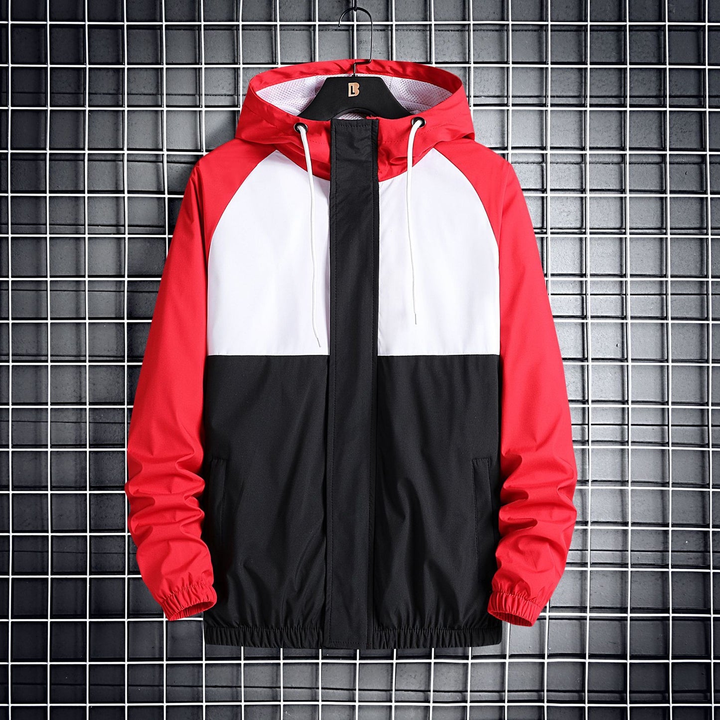 Running windproof three-bar top