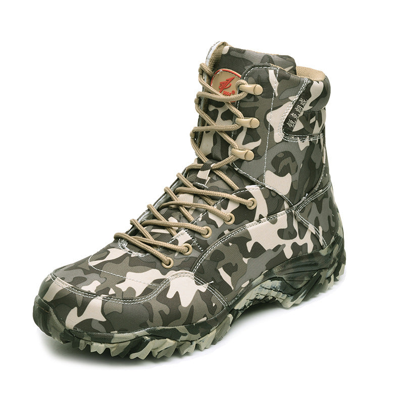Men's military boots outdoor camouflage mountaineering boots