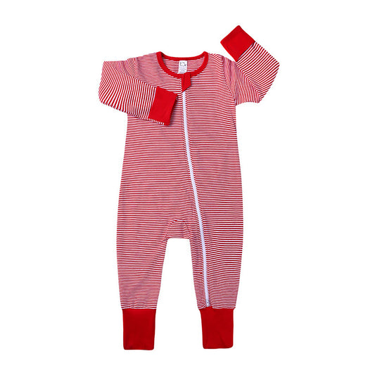 Baby Clothes Korean Style Baby Men And Women Baby Striped Soft Bodysuit