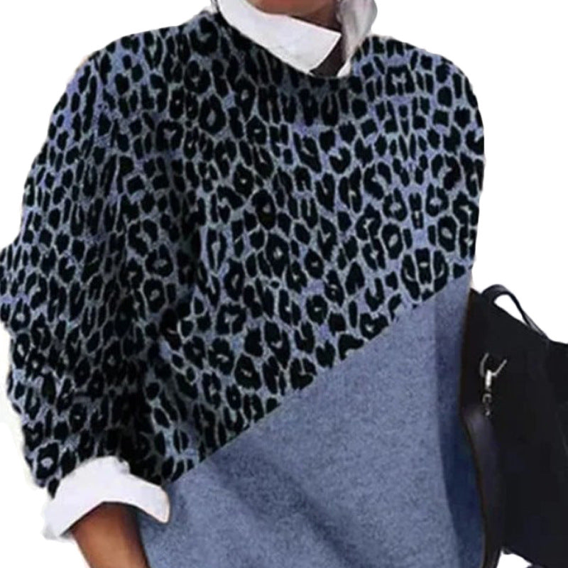 Casual Loose Long-Sleeved Round Neck Sweater