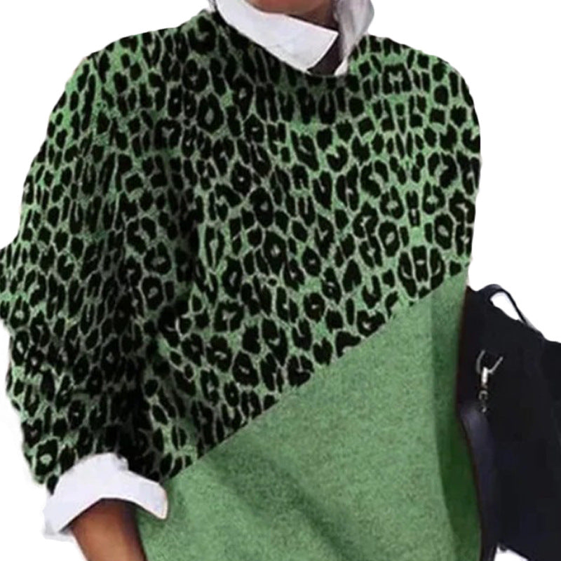 Casual Loose Long-Sleeved Round Neck Sweater