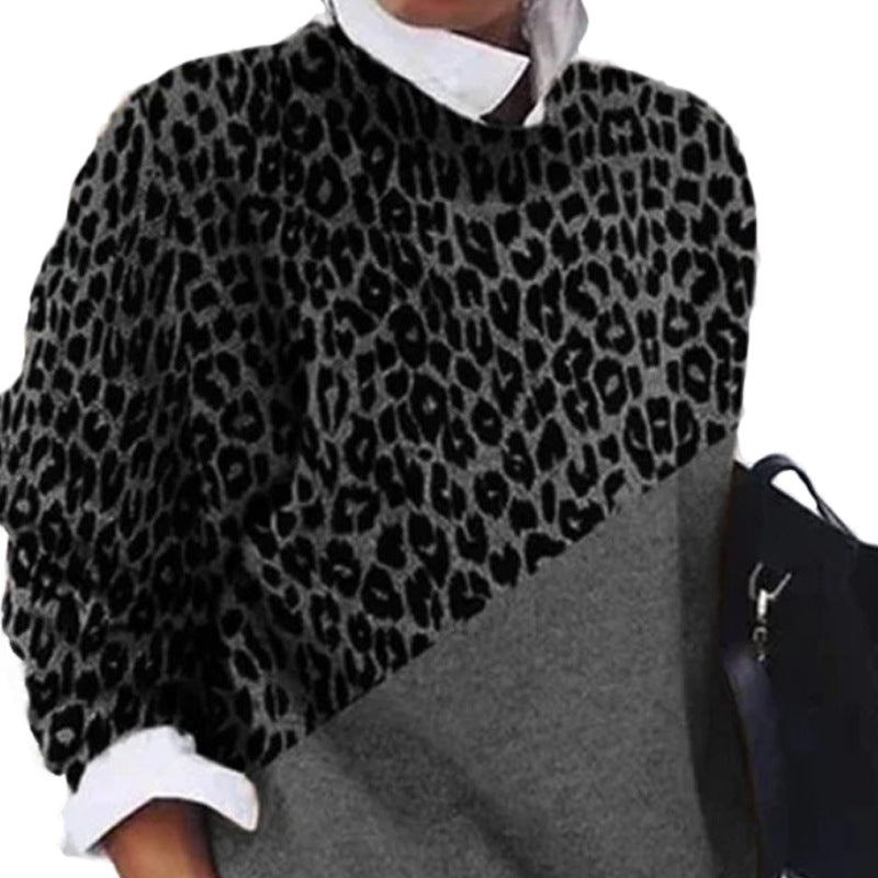 Casual Loose Long-Sleeved Round Neck Sweater
