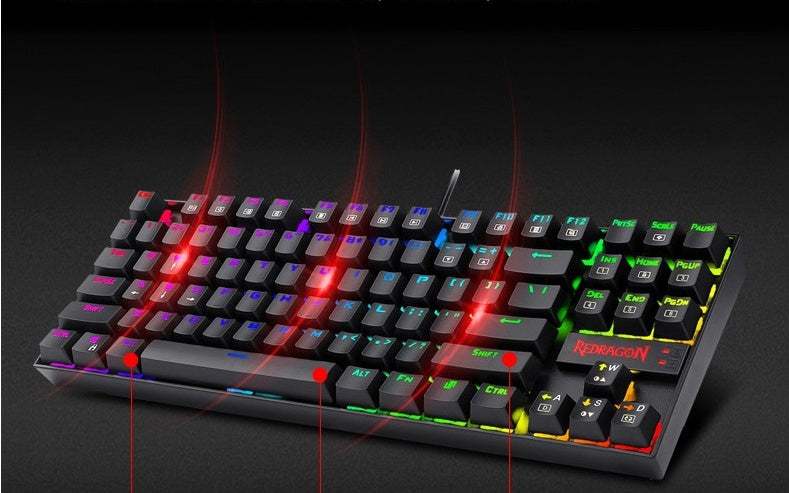 E-Sports Game 87-Key Mechanical Keyboard Green Axis
