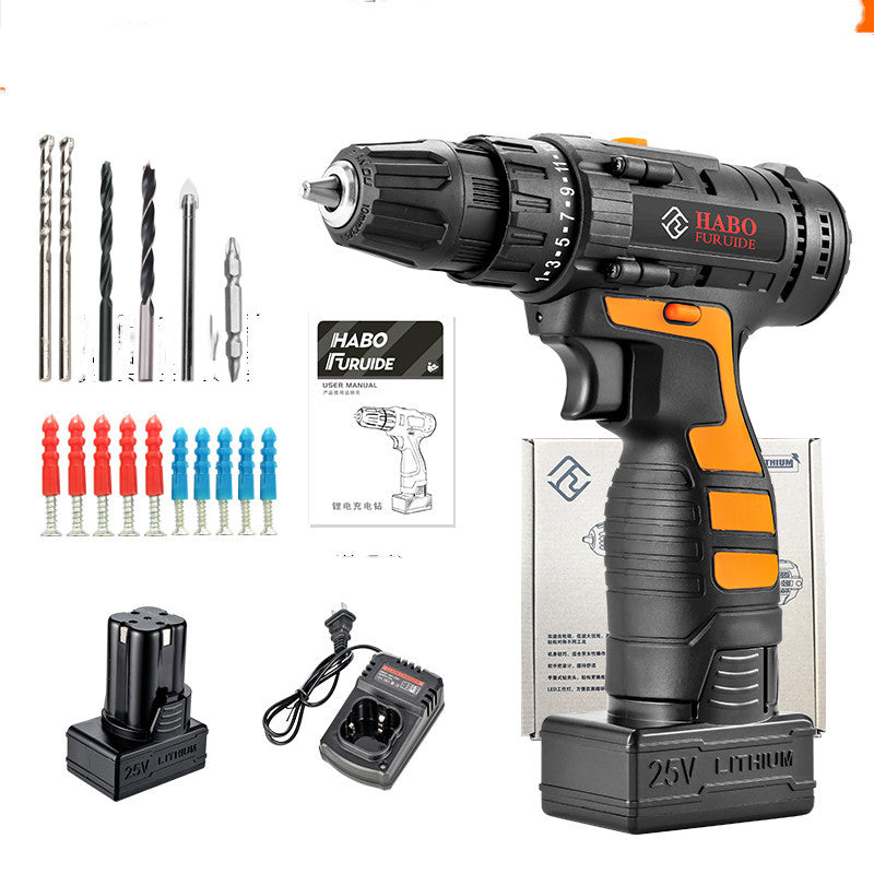 12V Lithium Electric Drill Rechargeable Multifunctional Household Electric Screwdriver