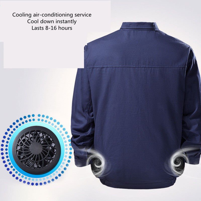 Fan Clothes Cooling Overalls Air-conditioning Clothes Refrigeration Site