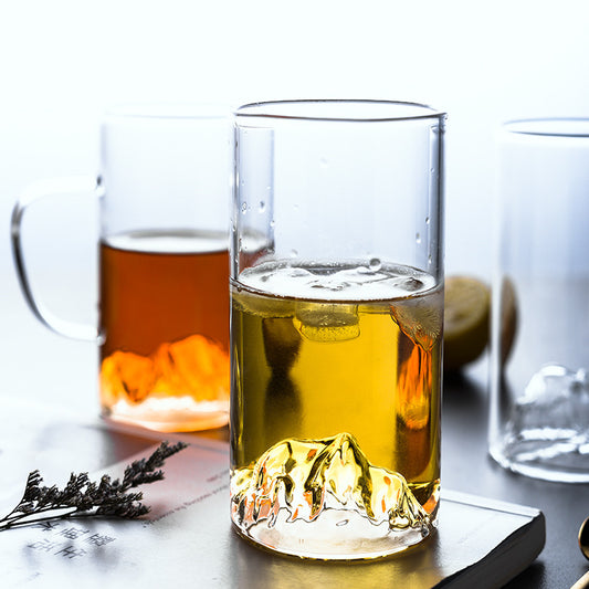 Heat resistant high borosilicate glass cup