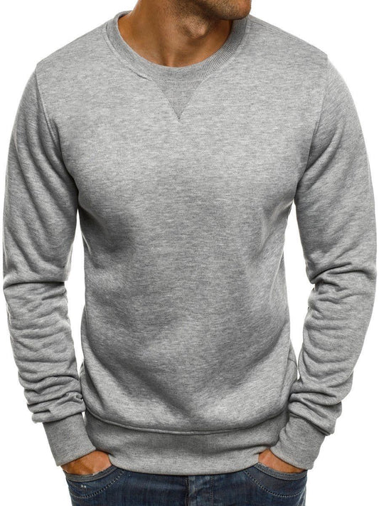 Long sleeve casual loose solid color sweater