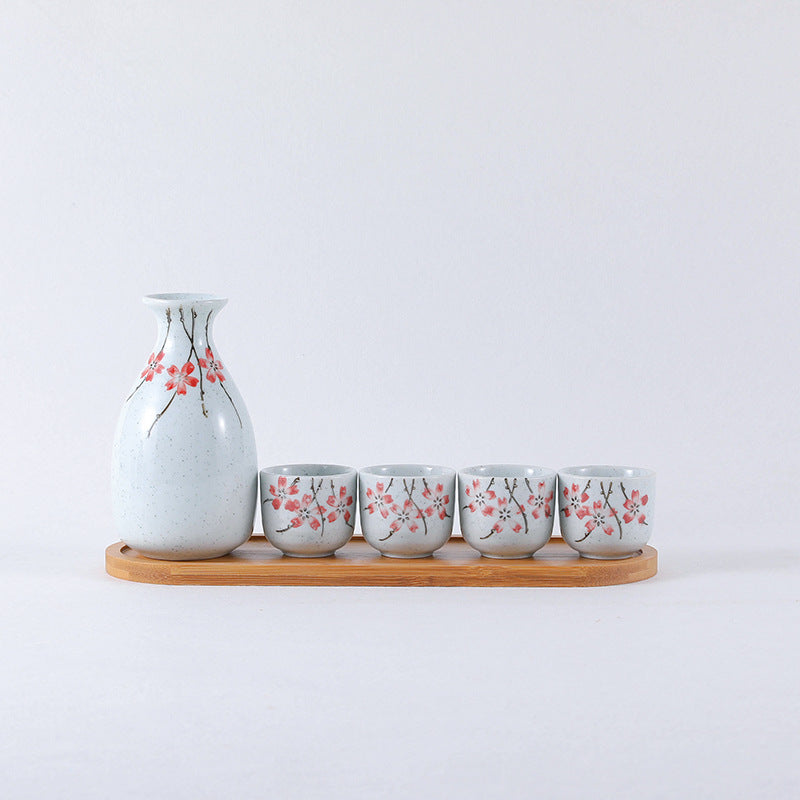 Heat-resistant Ceramic Liquor Sake Jug Set