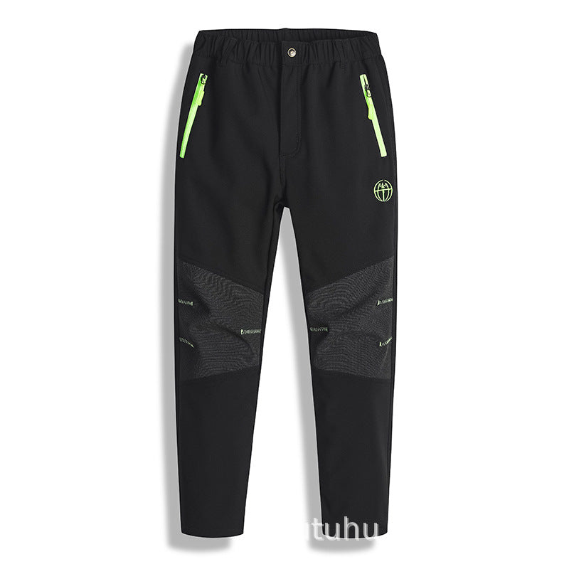 Autumn And Winter Outdoor Children's Soft Shell Assault Pants