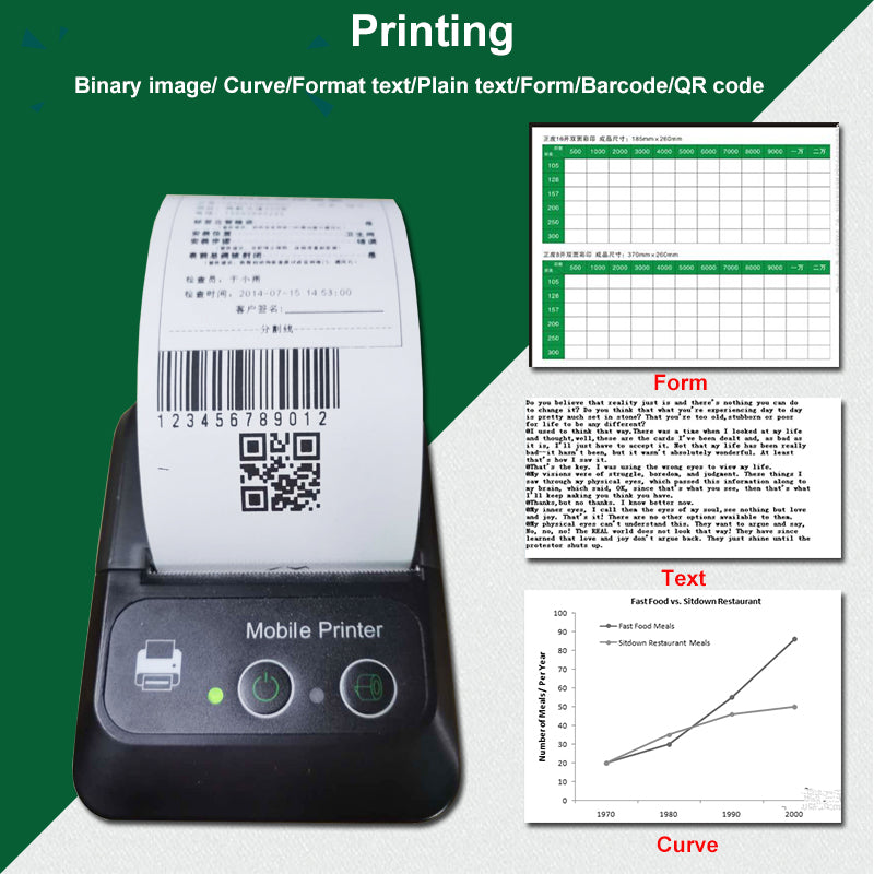 Bluetooth thermal receipt printer