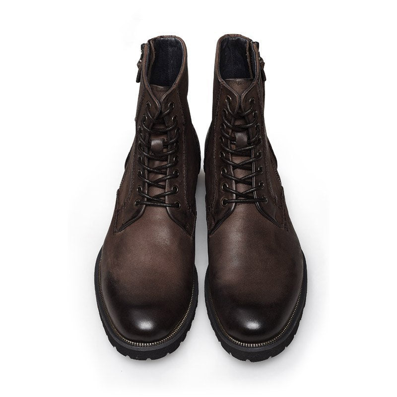 British style retro boots male Martin boots