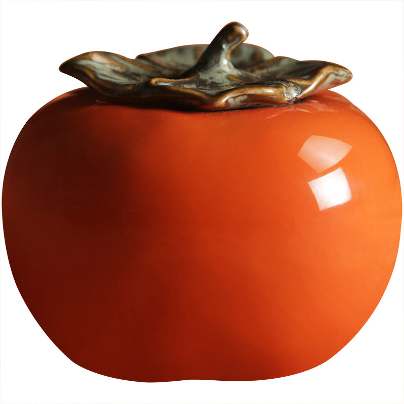 Jingdezhen ceramic persimmon tea pot